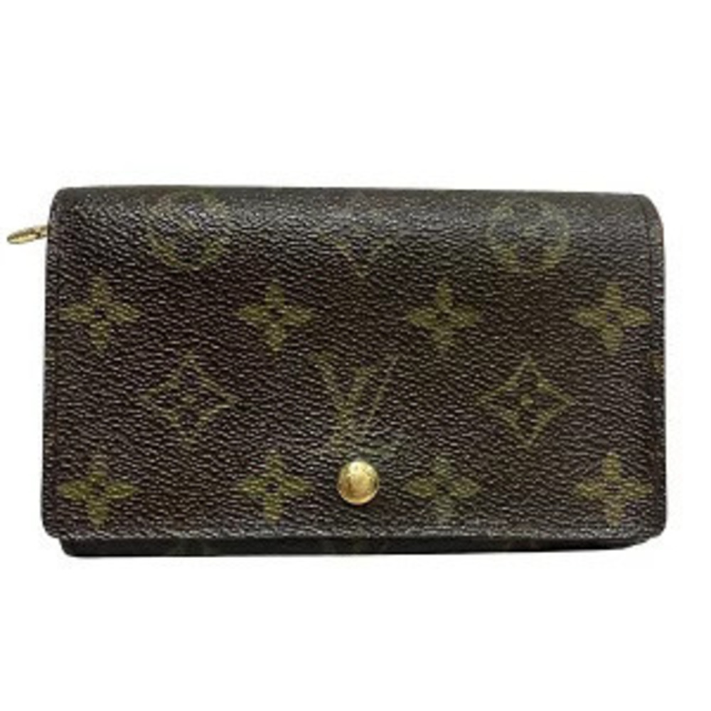 Louis Vuitton Monogram Portemonnaie Billet Tresor Bi fold Wallet